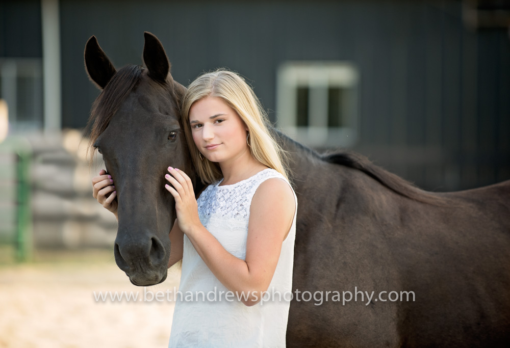 Senior Photography with Horse, Equine Photography